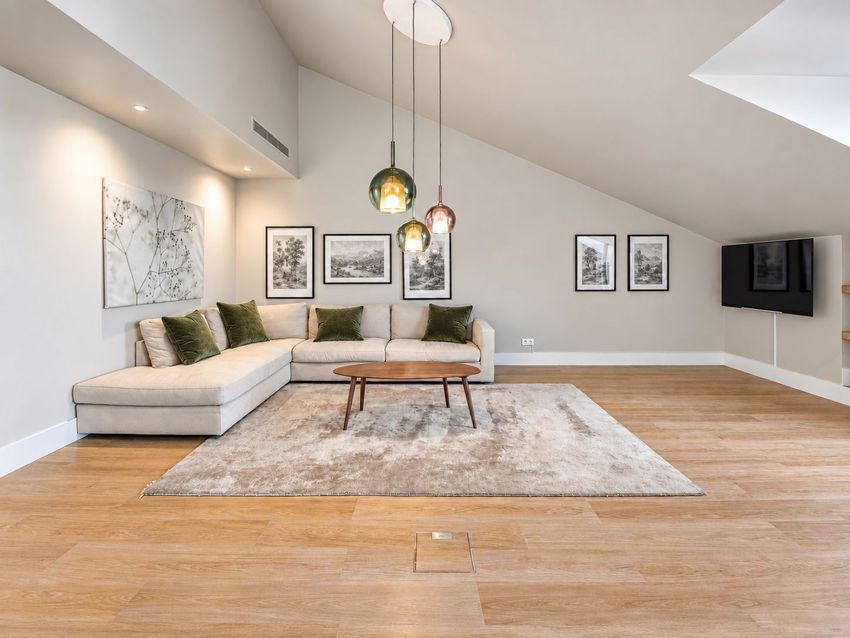 Imagem Sala de estar de penthouse em Praça Dom Luís I s/n
