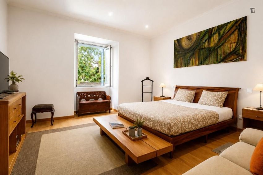 Imagem Sala de estar de apartamento t3 em Rua dos Anjos