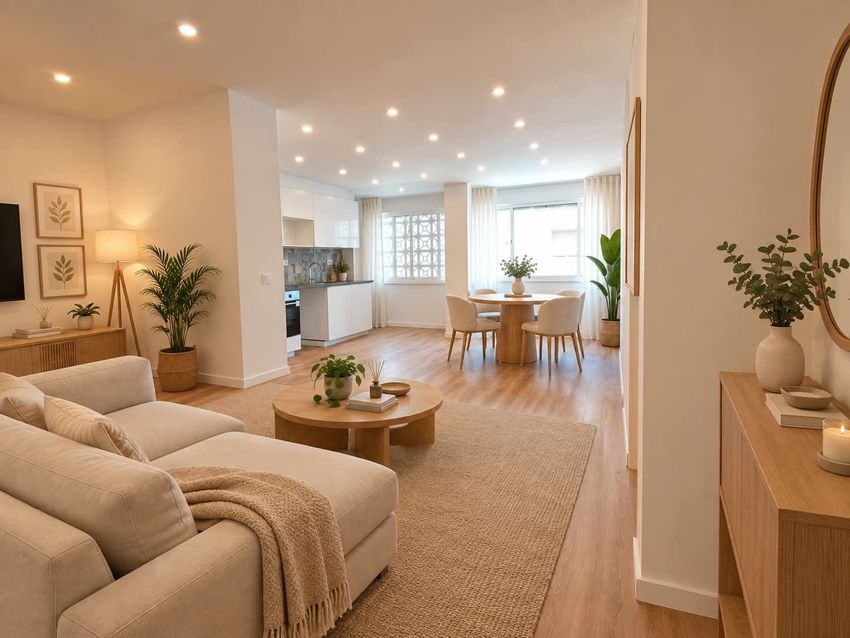 Imagem Sala de estar de apartamento t2 em Rua 25 de Abril