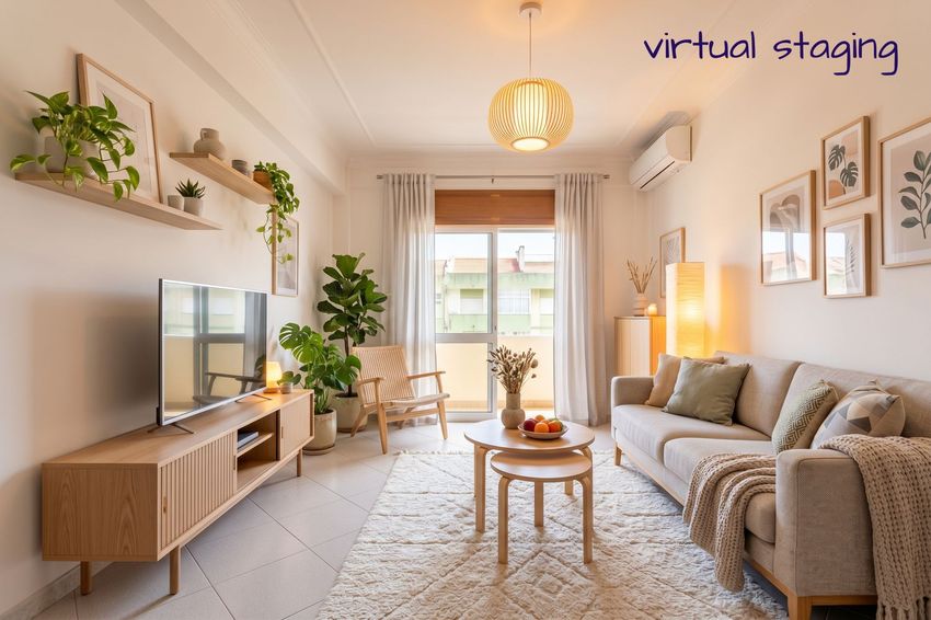 Imagem Sala de estar de apartamento t3 em Alverca