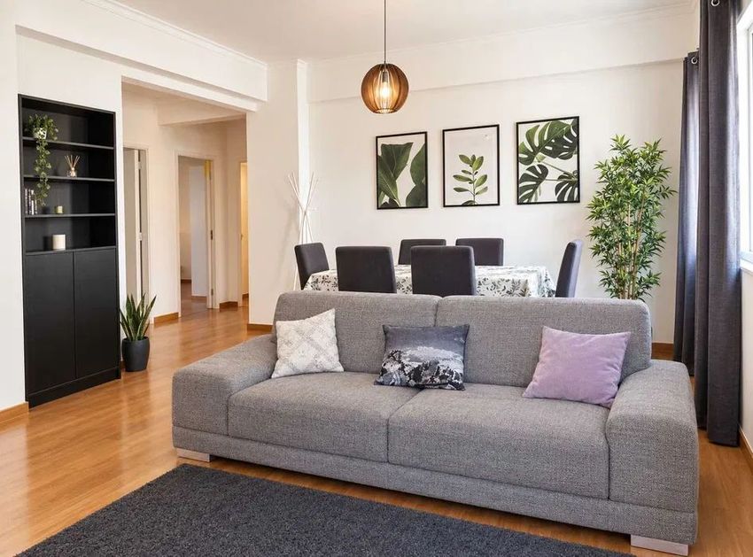 Imagem Sala de estar de apartamento t2 em Rua Vasco da Gama, 18