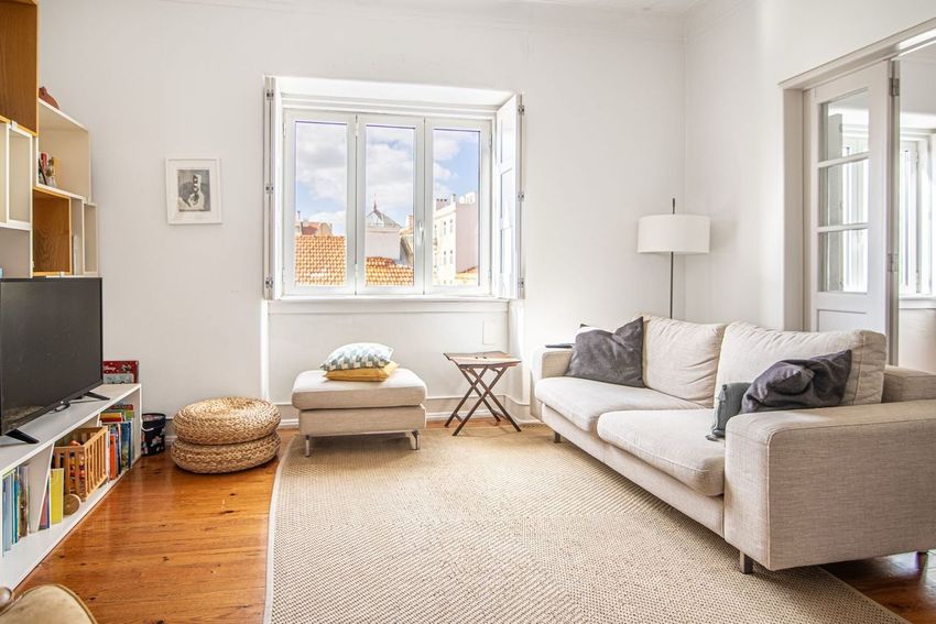 Imagem Sala de estar de apartamento t3 em Rua da Ilha do Pico