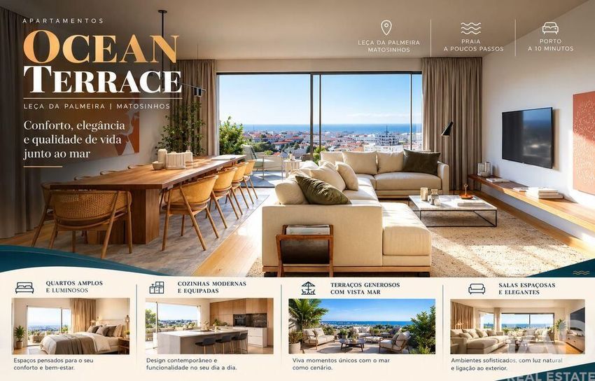 Imagem Sala de estar de apartamento t2 em Amorosa - Exponor - Quinta da Conceição