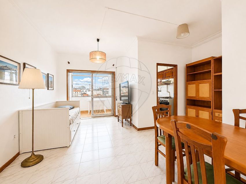 Imagem Sala de estar de apartamento t2 em Praça da República