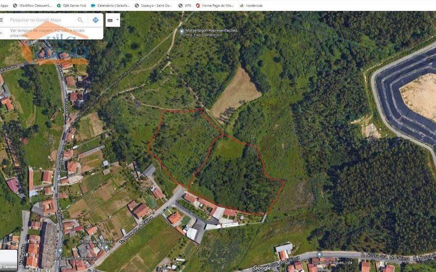 Зображення Вигляд, земельна ділянка, Rua Nossa Senhora de Fátima