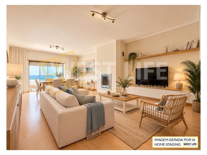 Imagem Sala de estar de apartamento t3 em Rua dos Bombeiros Voluntários