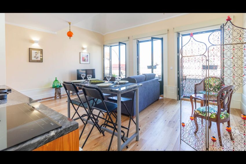 Imagem Sala de estar de apartamento t1 em Rua de Álvares Cabral
