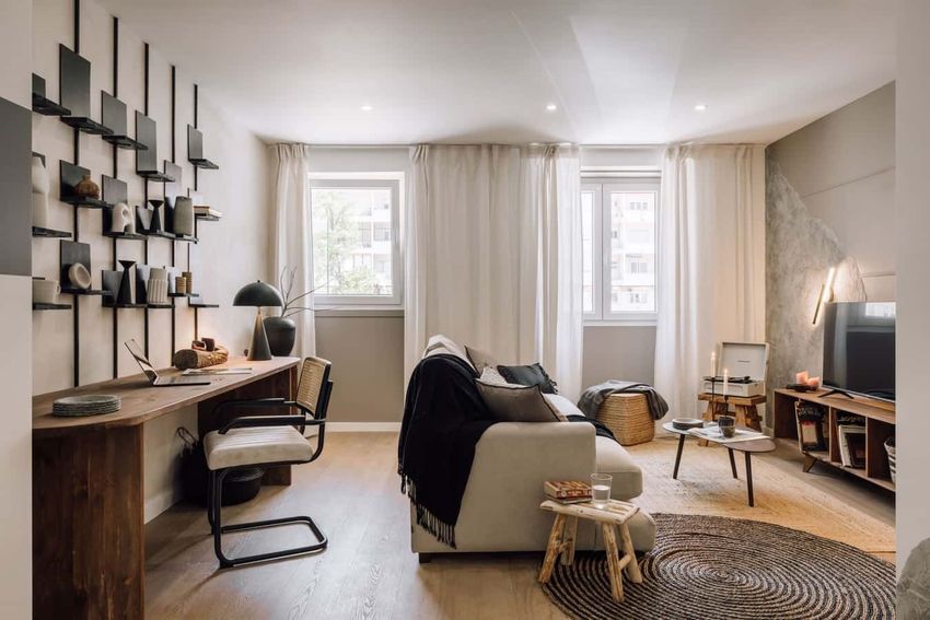 Зображення Вітальня, квартира t2, Avenida de Roma, 93