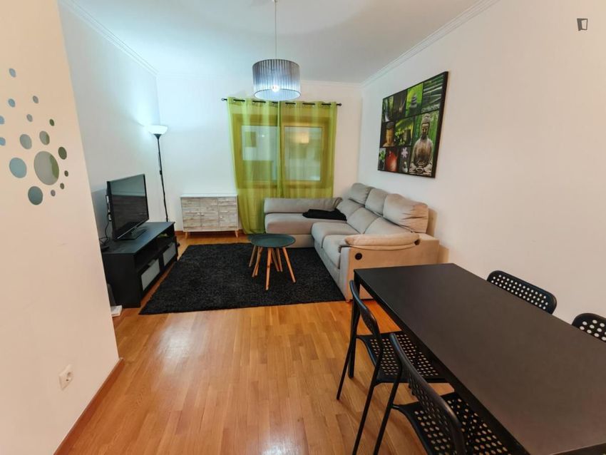 Imagem Sala de estar de apartamento t1 em Praça Padrão da Légua