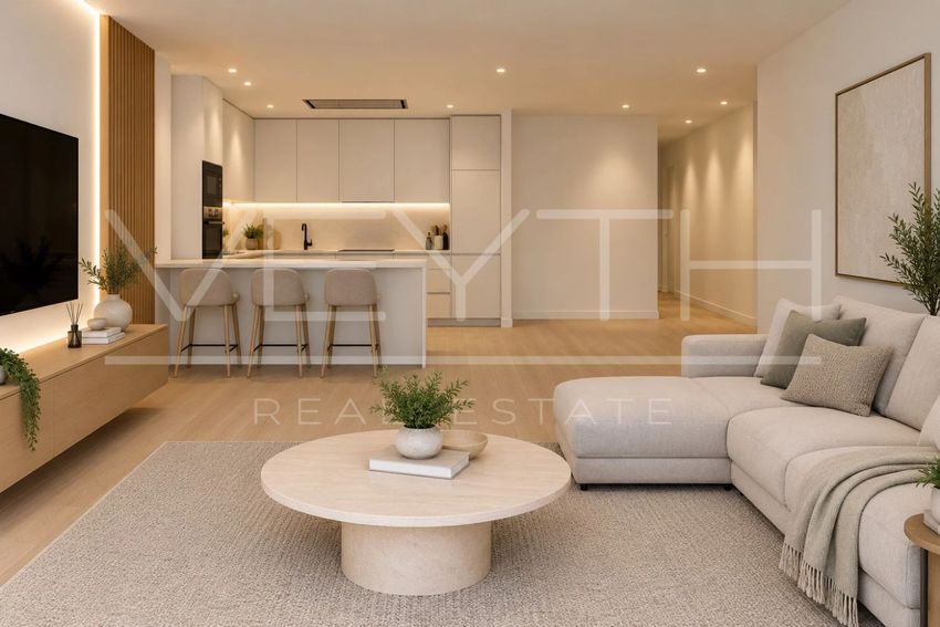 Imagem Sala de estar de apartamento t2 em Rua Coronel Melo Antunes, 10
