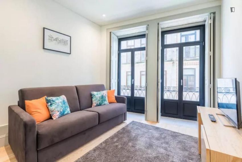 Imagem Sala de estar de apartamento t1 em Rua de Sá de Noronha