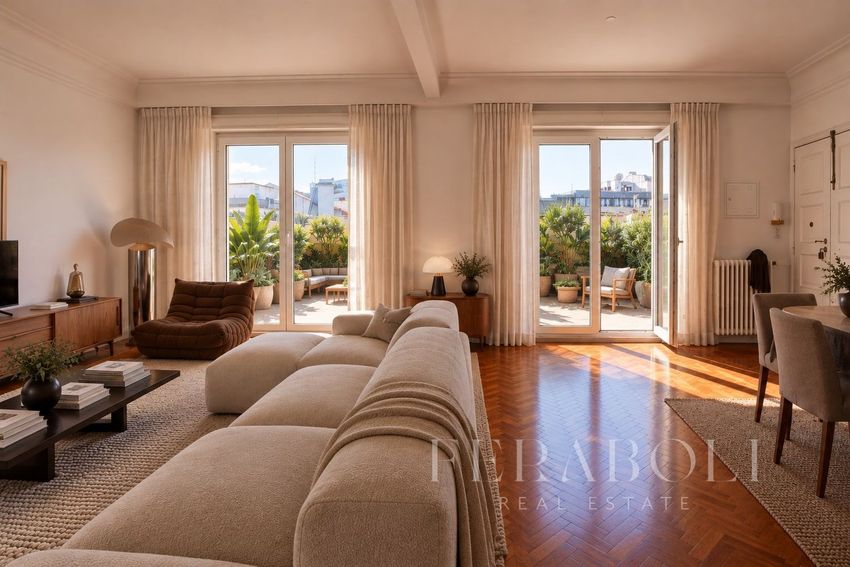 Imagem Sala de estar de penthouse em Rua Rodrigo da Fonseca