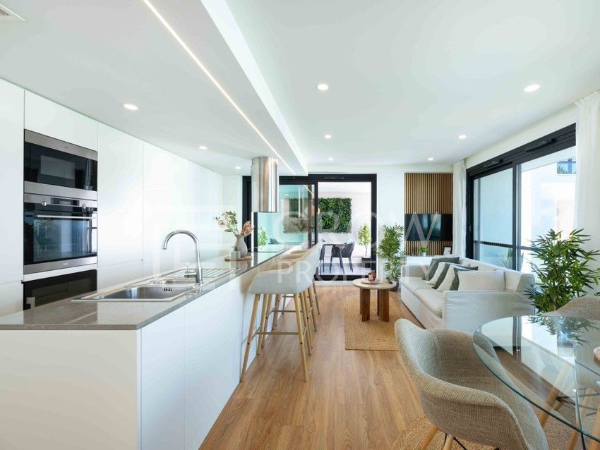 Imagem Sala de estar de apartamento t2 em Centro