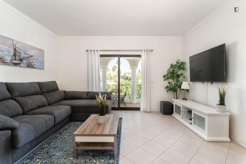Imagem Sala de estar de apartamento t2 em Centro de Carvoeiro