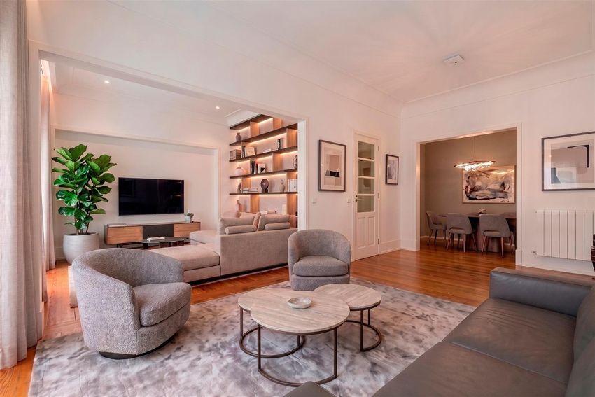 Imagem Sala de estar de apartamento t2 em Avenida Infante Santo