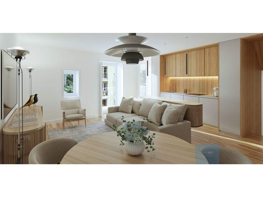 Imagem Sala de estar de apartamento t2 em Rua da Caridade, 30