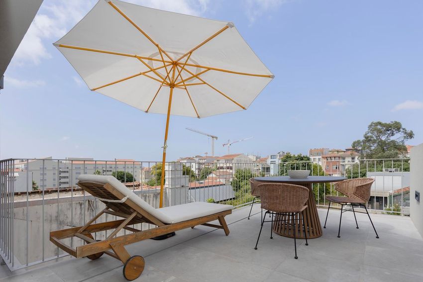 Imagem Terraço de apartamento t2 em Rua do Almada