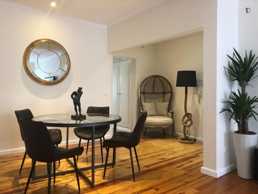 Imagem Sala de estar de apartamento t1 em Rua de Santo António dos Capuchos