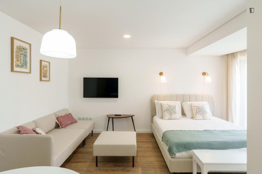 Imagem Sala de estar de apartamento t0 em Rua Particular João Félix