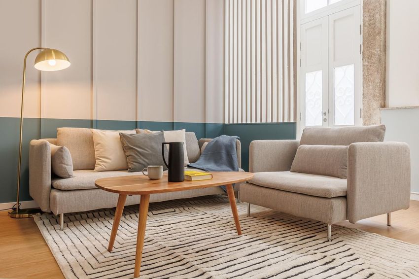 Imagem Sala de estar de apartamento t2 em Rua do Duque de Saldanha, 14