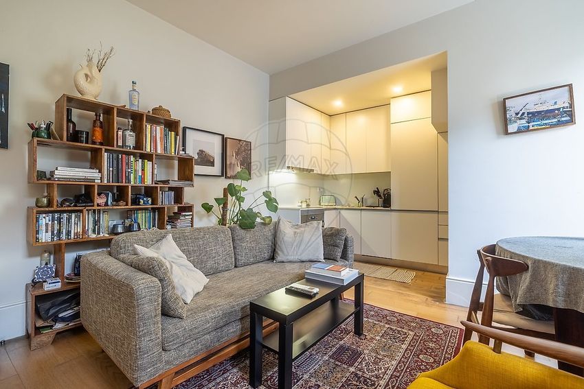 Imagem Sala de estar de apartamento t1 em Rua de Camões