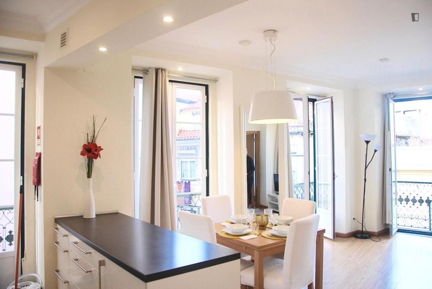 Imagem Sala de estar de apartamento t1 em Rua da Oliveira ao Carmo
