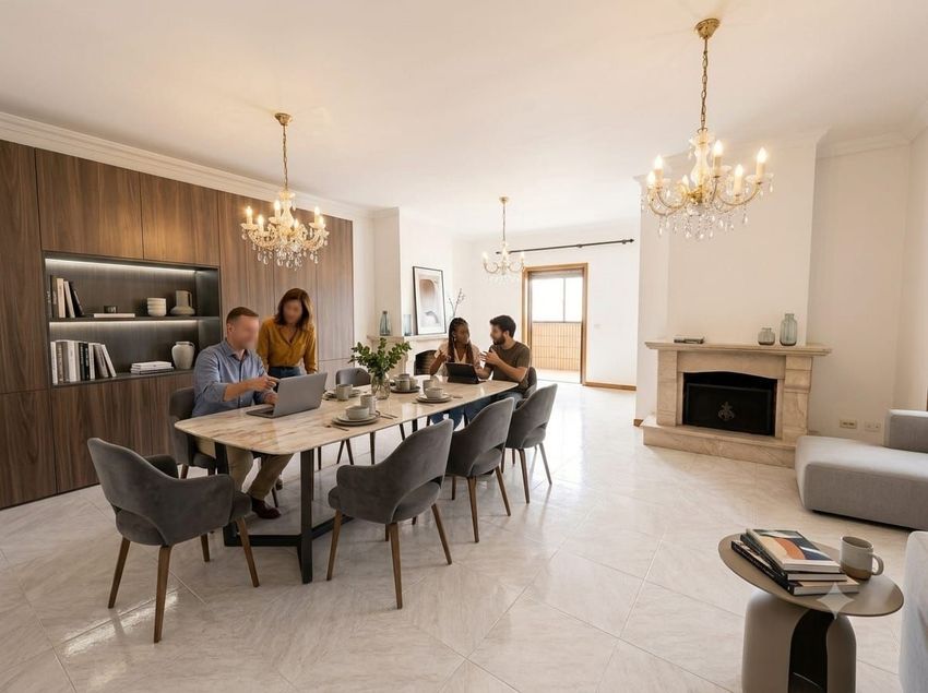 Imagem Sala de estar de apartamento t3 em Sampaio-Alumiara-Verdinho
