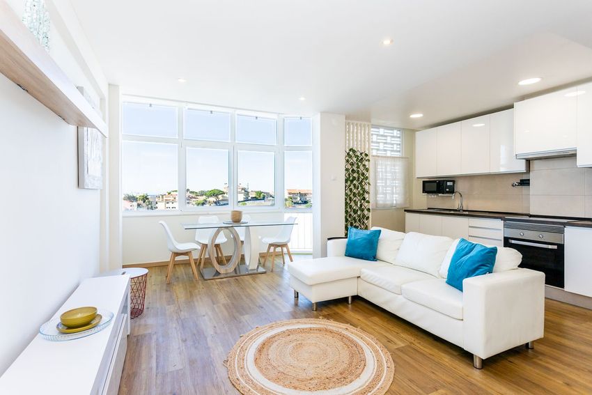 Imagem Sala de estar de apartamento t2 em Rua Professor Dias Valente
