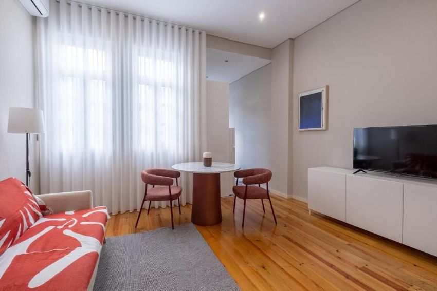 Imagem Sala de estar de apartamento t1 em Rua Cruz de Pedra