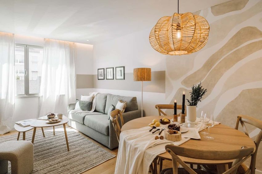 Imagem Sala de estar de apartamento t1 em Travessa Henrique Cardoso, 73