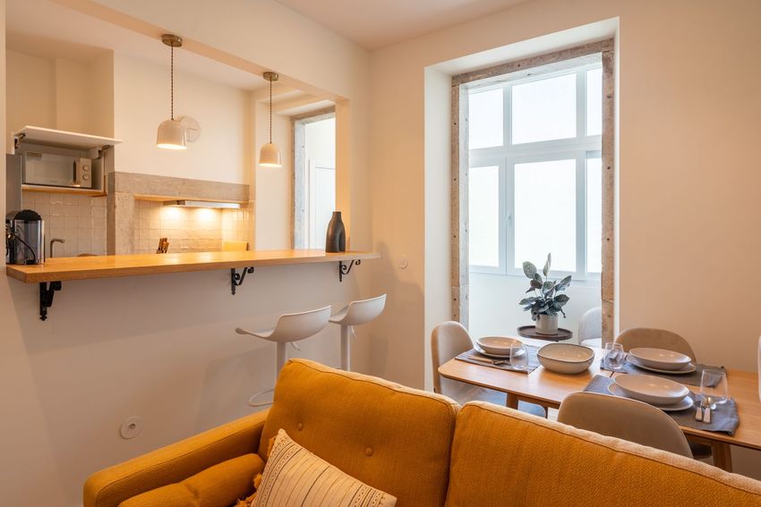 Imagem Sala de estar de apartamento t2 em Rua António Pereira Carrilho, 34