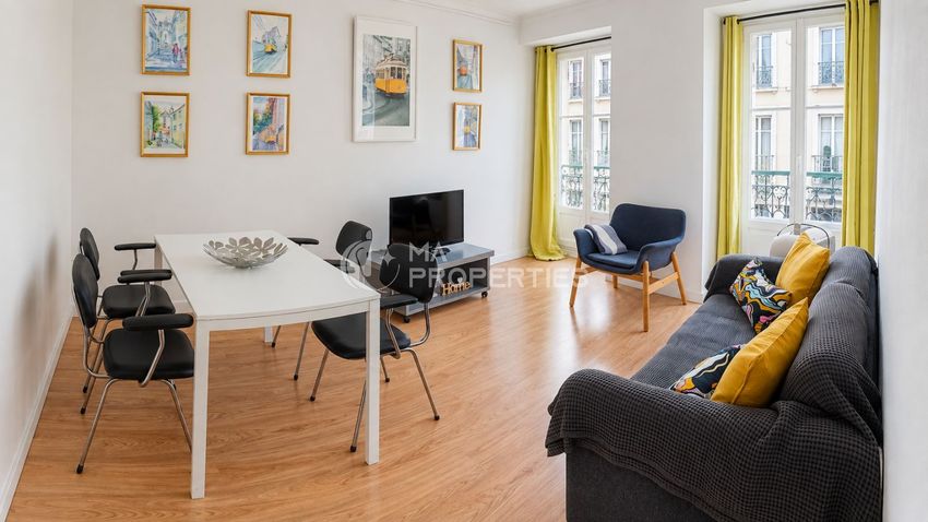 Imagem Sala de estar de apartamento t1 em Rua do Salitre, 40
