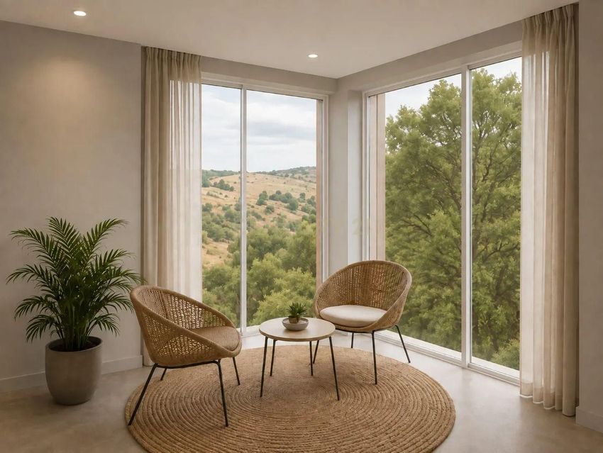 Imagem Sala de estar de apartamento t2 em Praça Ernesto Melo Antunes s/n