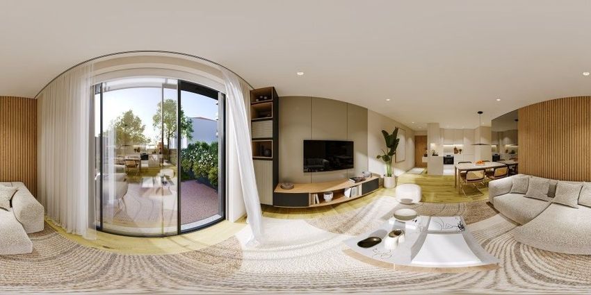 Imagem Sala de estar de apartamento t2 em Rua Conde Alto Mearim, 870