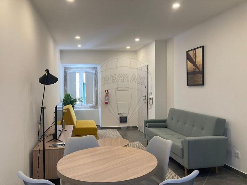 Imagem Sala de estar de apartamento t1 em Travessa do Açougue