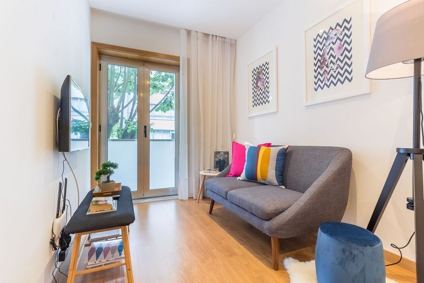 Imagem Sala de estar de apartamento t1 em Avenida de Rodrigues de Freitas, 46
