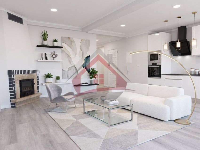 Imagem Sala de estar de apartamento t4 em Cruz de Pau