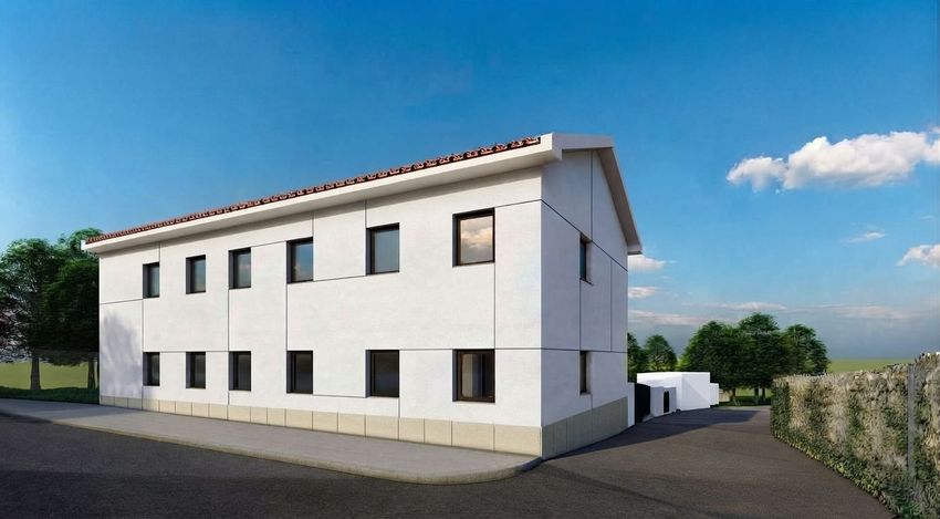 Imagem Fachada de apartamento t1 em Leça do Balio