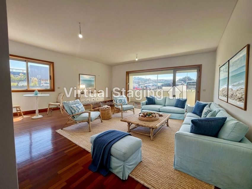 Imagem Sala de estar de apartamento t4 em Leça do Balio