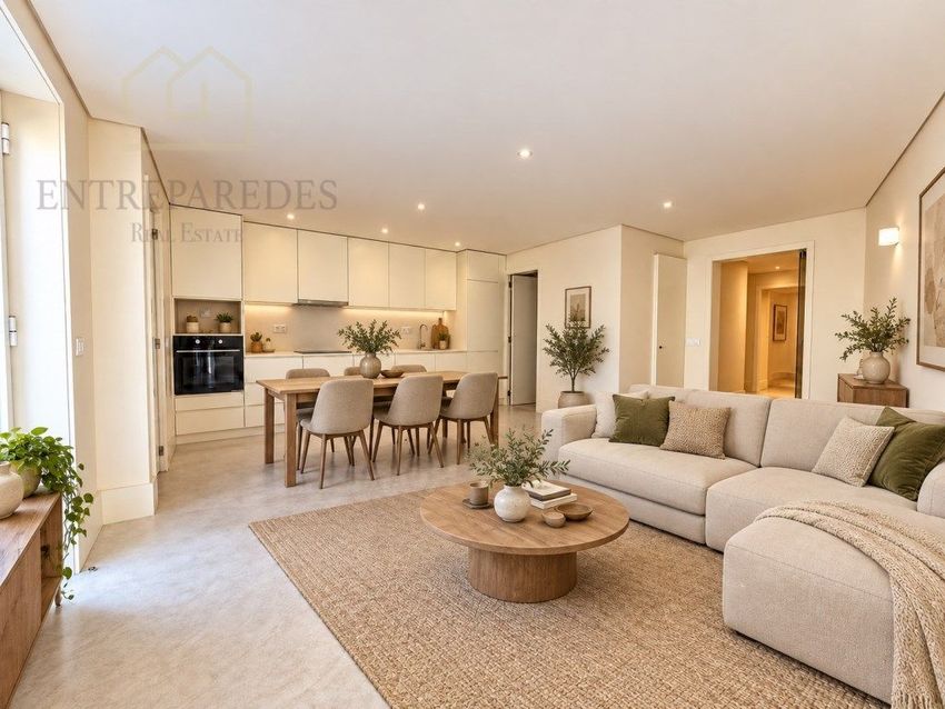 Imagem Sala de estar de apartamento t1 em Rua do Breiner