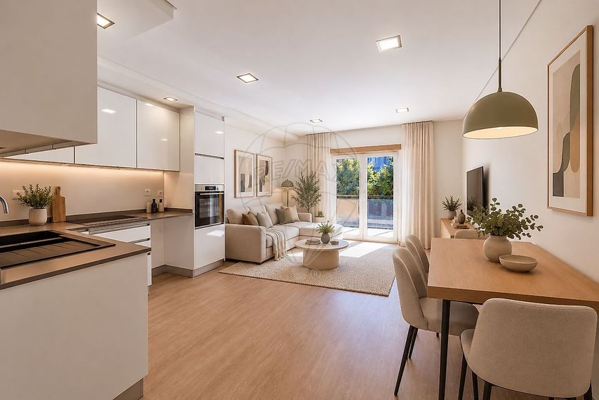 Imagem Sala de estar de apartamento t1 em Rua Cândido dos Reis