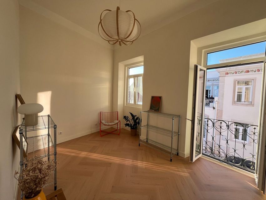 Imagem Sala de estar de apartamento t1 em Rua Pedro Alexandrino, 31