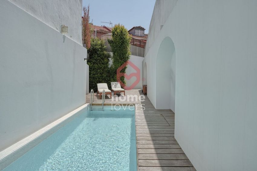 Imagem Terraço de apartamento t3 em Rua do Arco de Alcântara n 26 1º e 2º