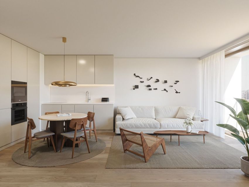 Зображення Вітальня, квартира t2, Alameda das Linhas de Torres, 20
