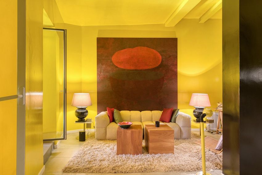 Imagem Sala de estar de apartamento t1 em Rua do Barão, 15