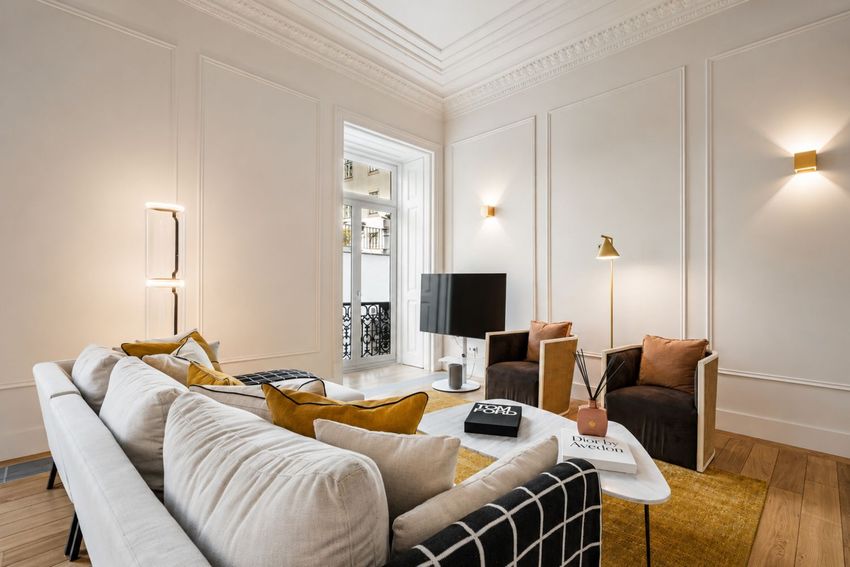 Imagem Sala de estar de apartamento t2 em Av. da Liberdade - Marquês de Pombal