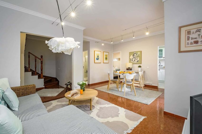 Imagem Sala de estar de apartamento t2 em Rua Santa Rosa, 29