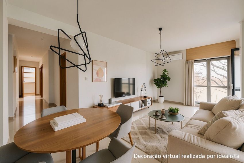 Imagem Sala de estar de apartamento t2 em Estrada da Circunvalação