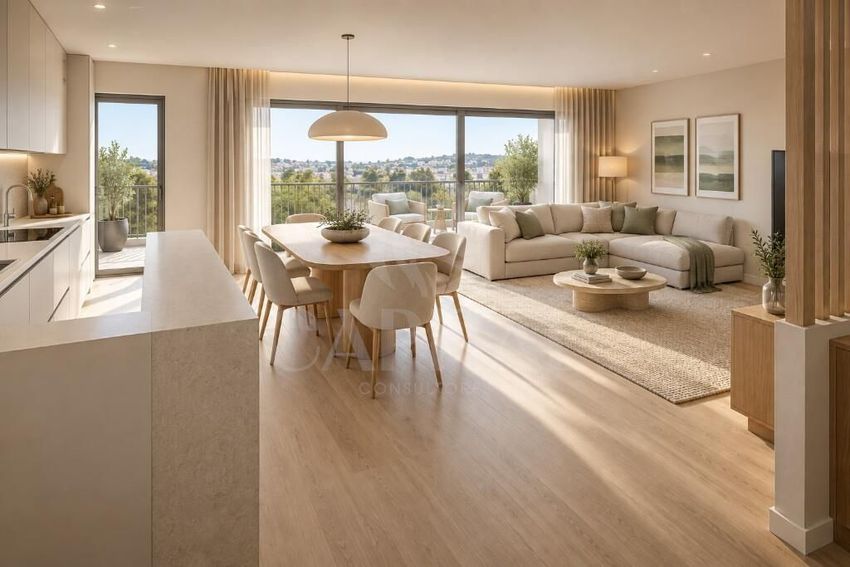 Imagem Sala de estar de apartamento t3 em Ramada e Caneças