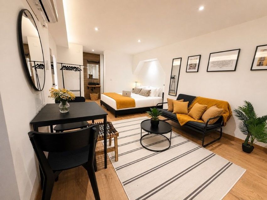 Imagem Sala de estar de apartamento t0 em Beco das Mil Patacas